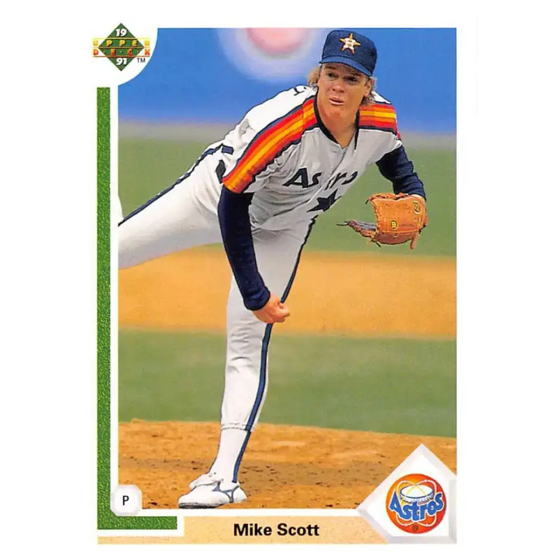 1991 Upper Deck #531 Mike Scott EX Excellent Houston Astros Baseball Card - Baseball Card Single