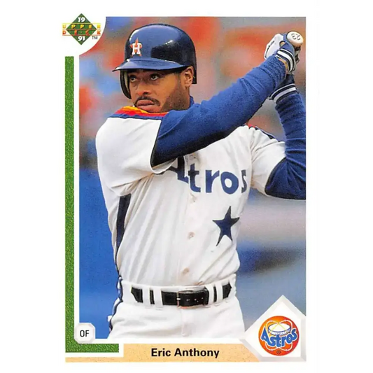 1991 Upper Deck #533 Eric Anthony EX Excellent Houston Astros Baseball Card