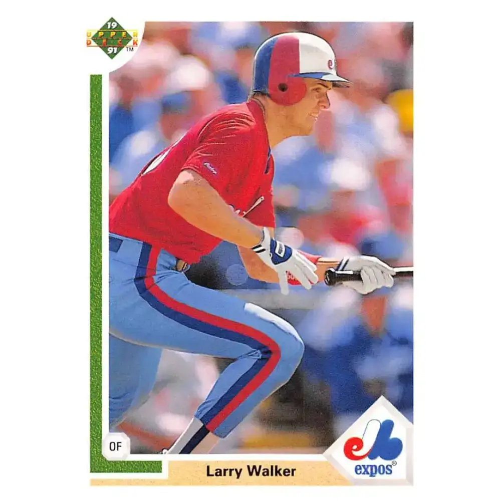 1991 Upper Deck #536 Larry Walker NM-MT Montreal Expos Baseball Card - Baseball Card Single