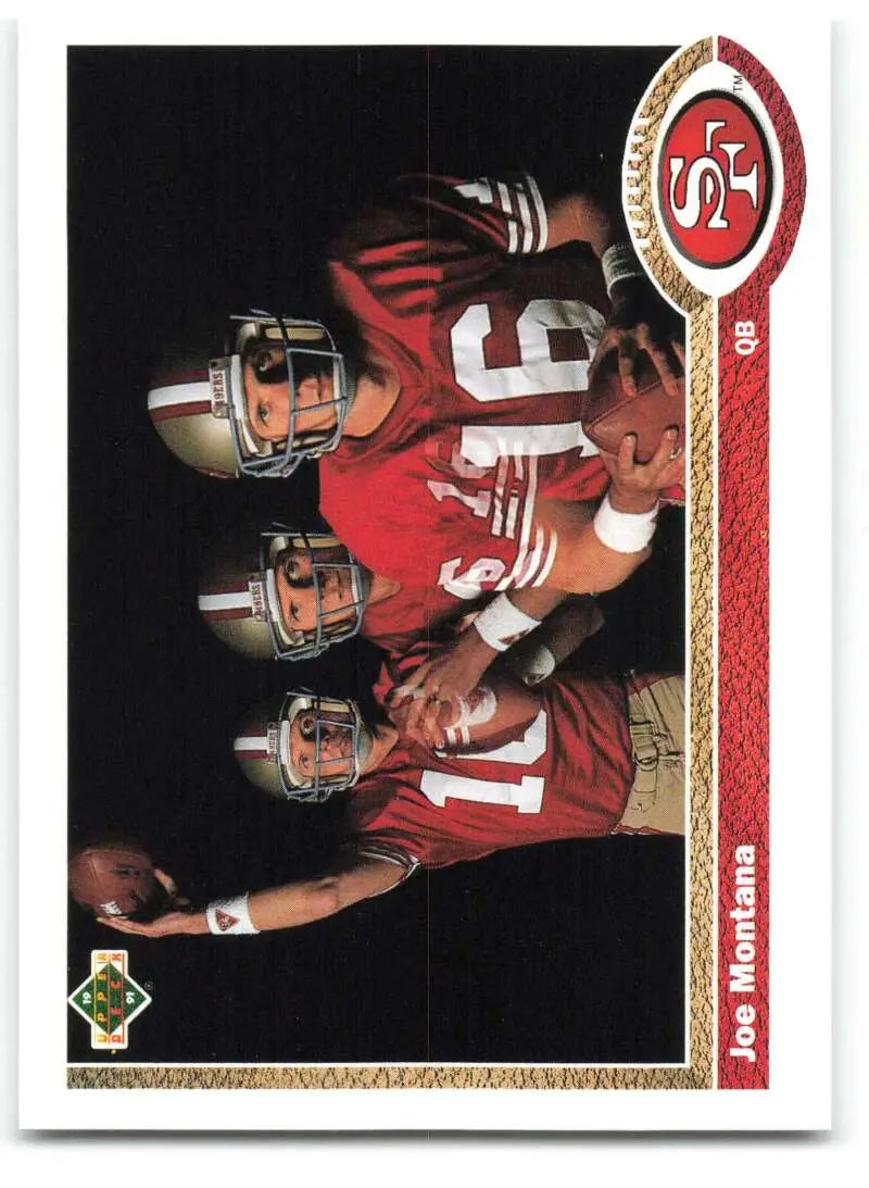 1991 Upper Deck #54 Joe Montana NM-MT San Francisco 49ers Football Card - Football Card Single