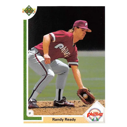 1991 Upper Deck #540 Randy Ready NM-MT Philadelphia Phillies Baseball Card - Baseball Card Single