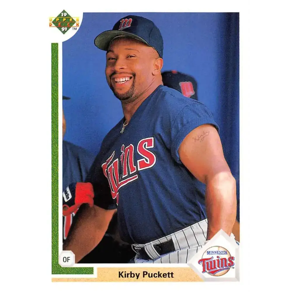 1991 Upper Deck #544 Kirby Puckett EX Excellent Minnesota Twins Baseball Card - Baseball Card Single
