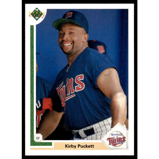1991 Upper Deck #544 Kirby Puckett EX/NM Minnesota Twins Baseball Card - Baseball Card Single