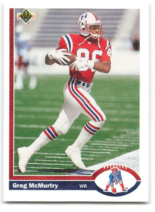 1991 Upper Deck #546 Greg McMurtry NM-MT New England Patriots Football Card - Football Card Single