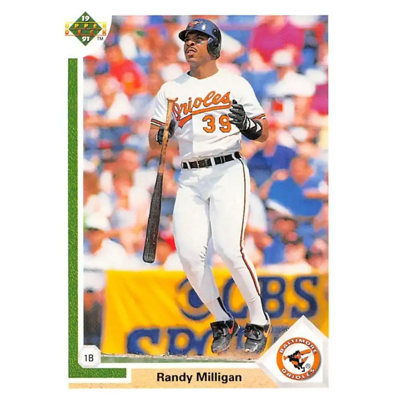 1991 Upper Deck #548 Randy Milligan NM-MT Baltimore Orioles Baseball Card - Baseball Card Single