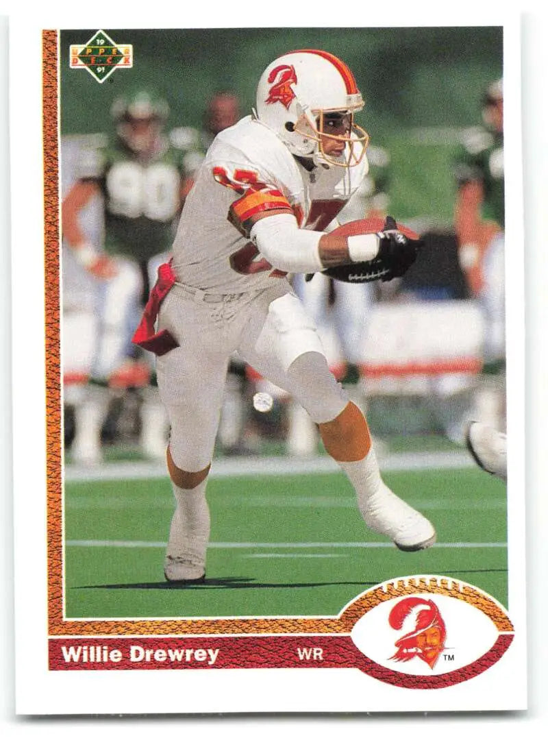1991 Upper Deck #552 Willie Drewrey NM-MT Tampa Bay Buccaneers Football Card - Football Card Single