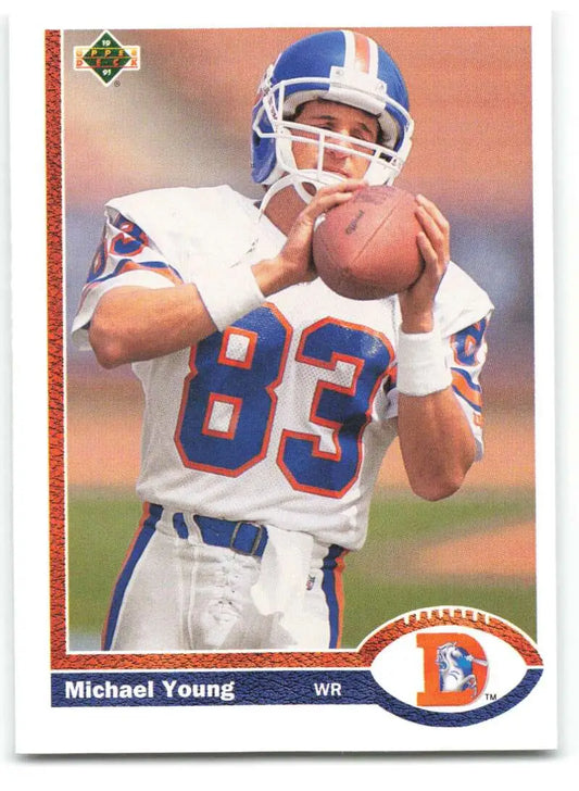 1991 Upper Deck #553 Michael Young NM-MT Denver Broncos Football Card - Football Card Single