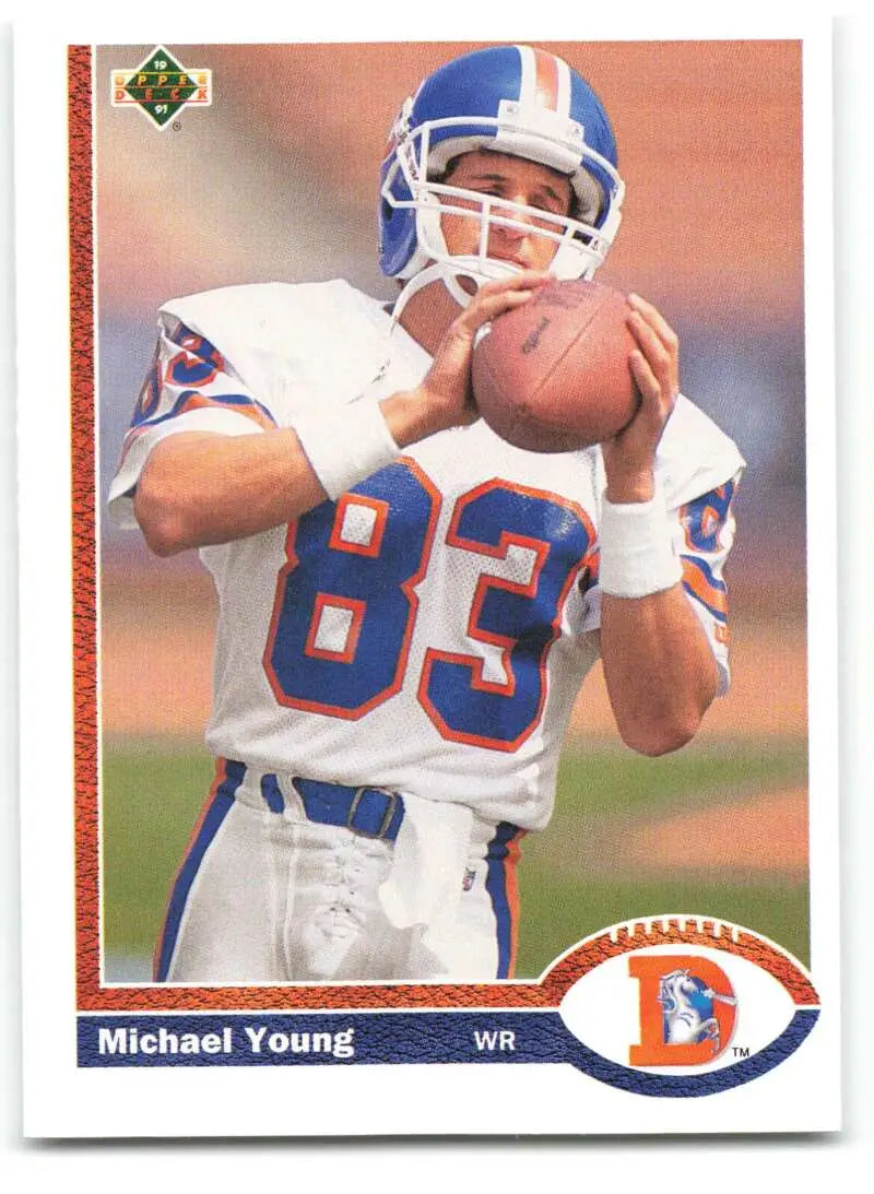 1991 Upper Deck #553 Michael Young NM-MT Denver Broncos Football Card - Football Card Single
