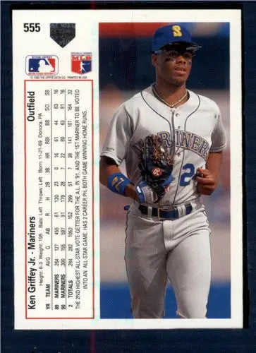 1991 Upper Deck #555 Ken Griffey Jr. NM Near Mint Mariners ID:82003 - Baseball Card Single