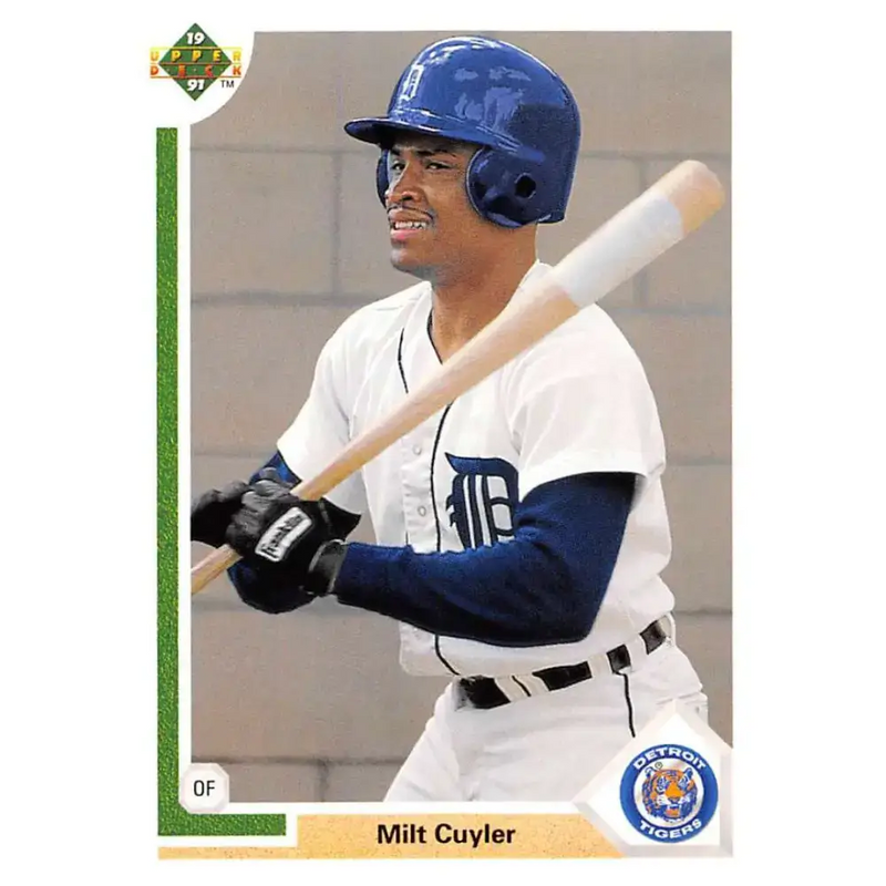 1991 Upper Deck #556 Milt Cuyler NM-MT Detroit Tigers Baseball Card - Baseball Card Single