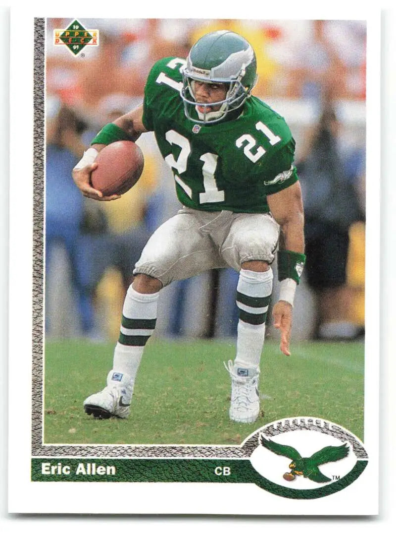 1991 Upper Deck #557 Eric Allen NM-MT Philadelphia Eagles Football Card - Football Card Single