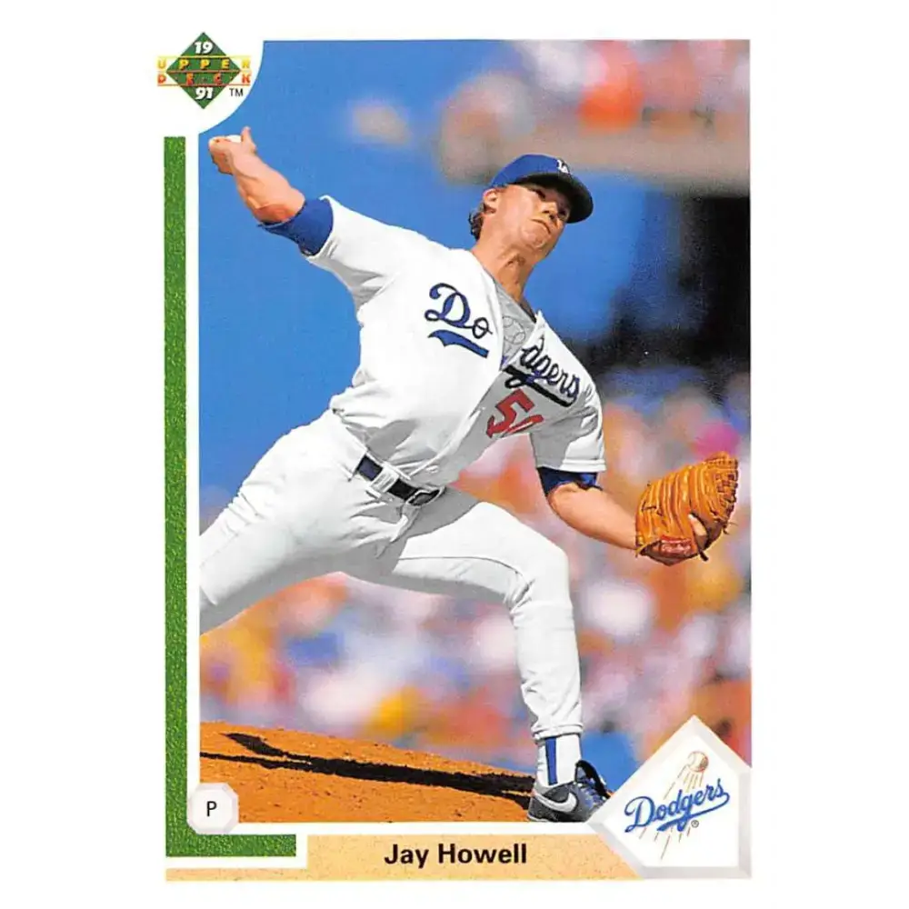 1991 Upper Deck #558 Jay Howell NM-MT Los Angeles Dodgers Baseball Card - Baseball Card Single