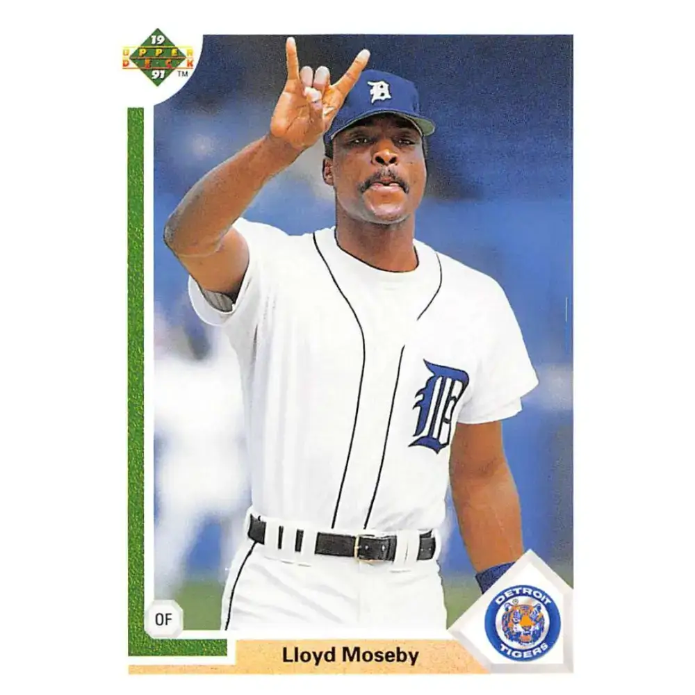 1991 Upper Deck #559 Lloyd Moseby NM-MT Detroit Tigers Baseball Card - Baseball Card Single