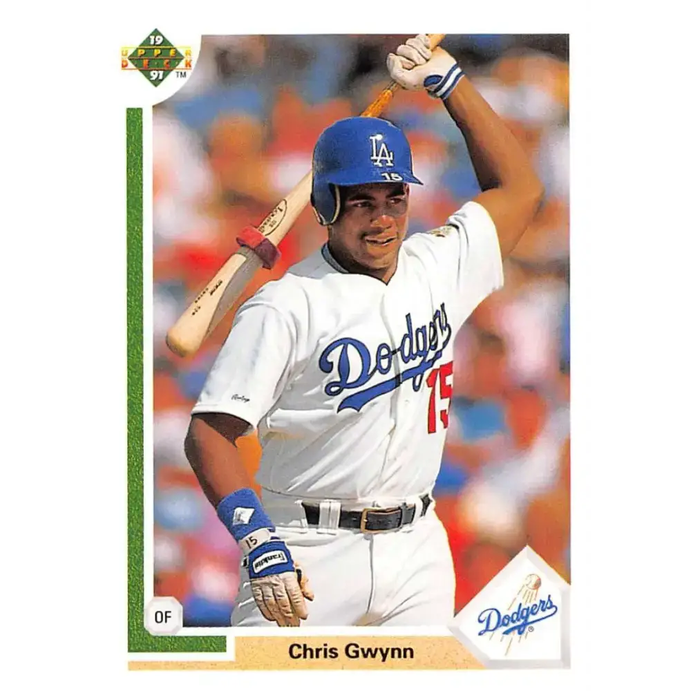 1991 Upper Deck #560 Chris Gwynn NM-MT Los Angeles Dodgers Baseball Card - Baseball Card Single