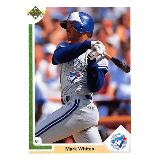 1991 Upper Deck #561 Mark Whiten EX Excellent Toronto Blue Jays Baseball Card