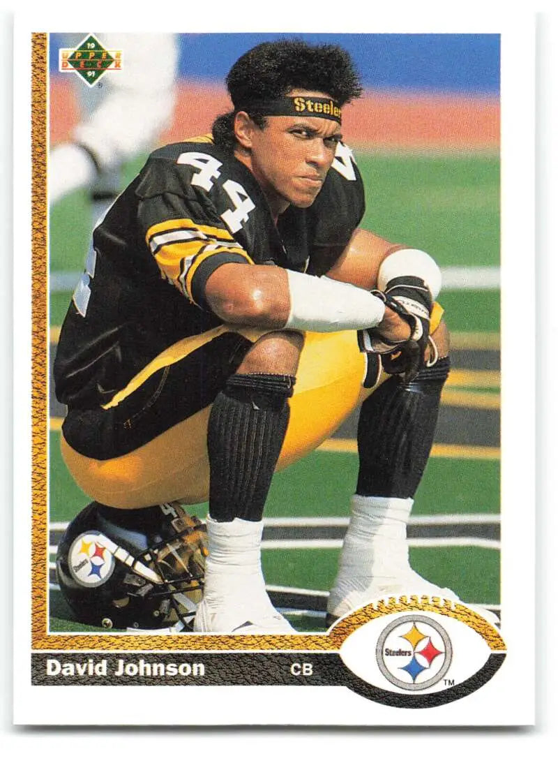 1991 Upper Deck #564 D.J. Johnson NM-MT Pittsburgh Steelers Football Card - Football Card Single
