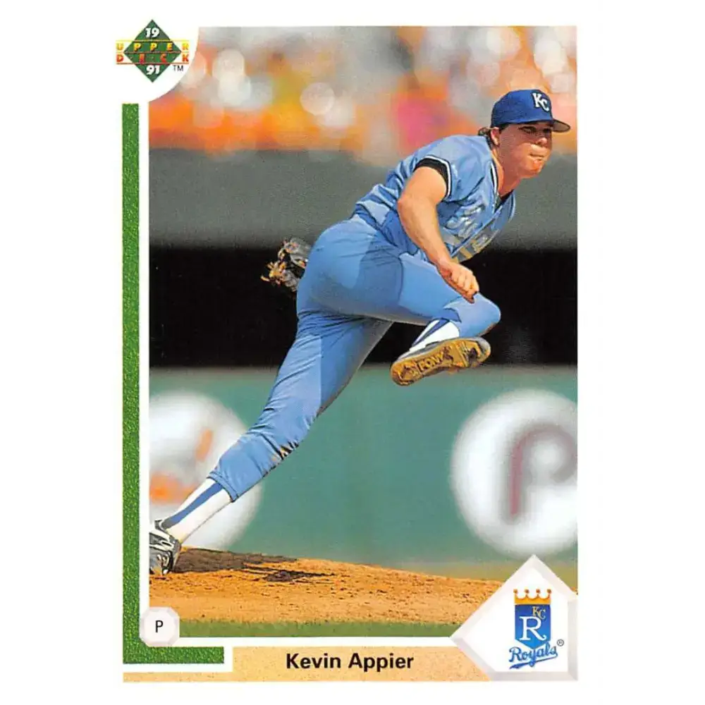 1991 Upper Deck #566 Kevin Appier EX Excellent Kansas City Royals Baseball Card - Baseball Card Single