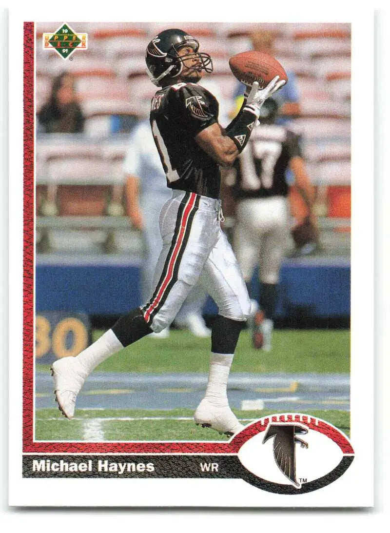 1991 Upper Deck #567 Michael Haynes NM-MT Atlanta Falcons Football Card - Football Card Single