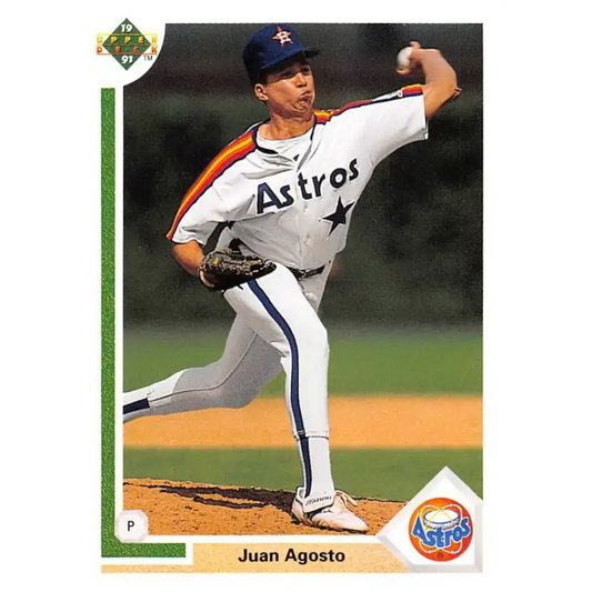 1991 Upper Deck #569 Juan Agosto NM-MT Houston Astros Baseball Card - Baseball Card Single