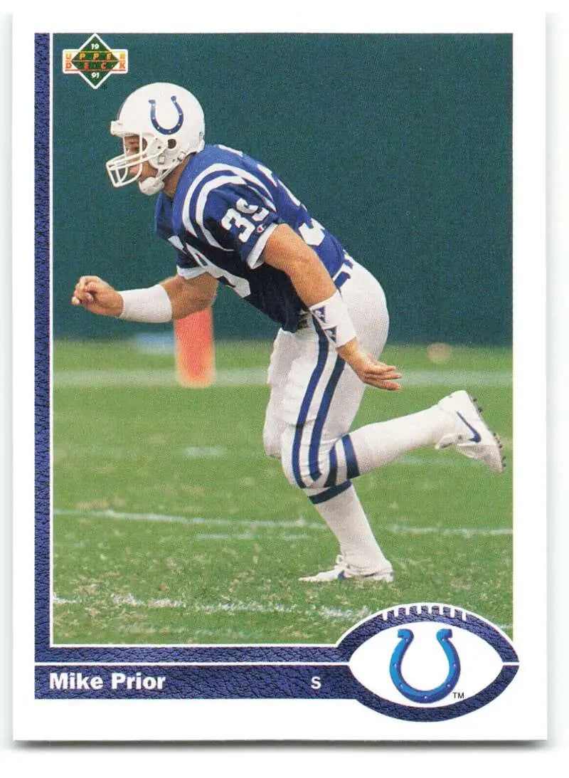 1991 Upper Deck #569 Mike Prior NM-MT Indianapolis Colts Football Card - Football Card Single