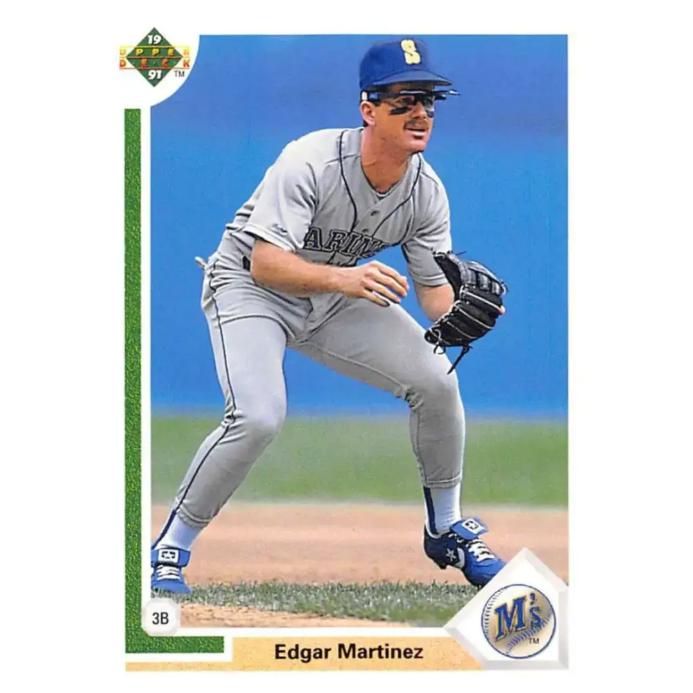 1991 Upper Deck #574 Edgar Martinez EX Excellent Seattle Mariners Baseball Card - Baseball Card Single