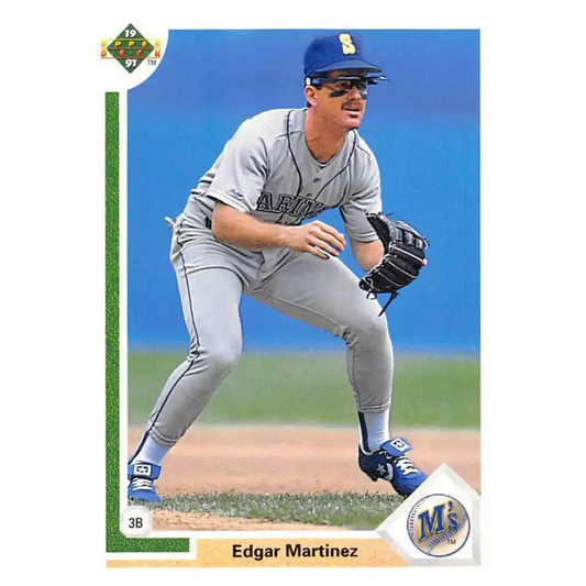 1991 Upper Deck #574 Edgar Martinez EX Excellent Seattle Mariners Baseball Card