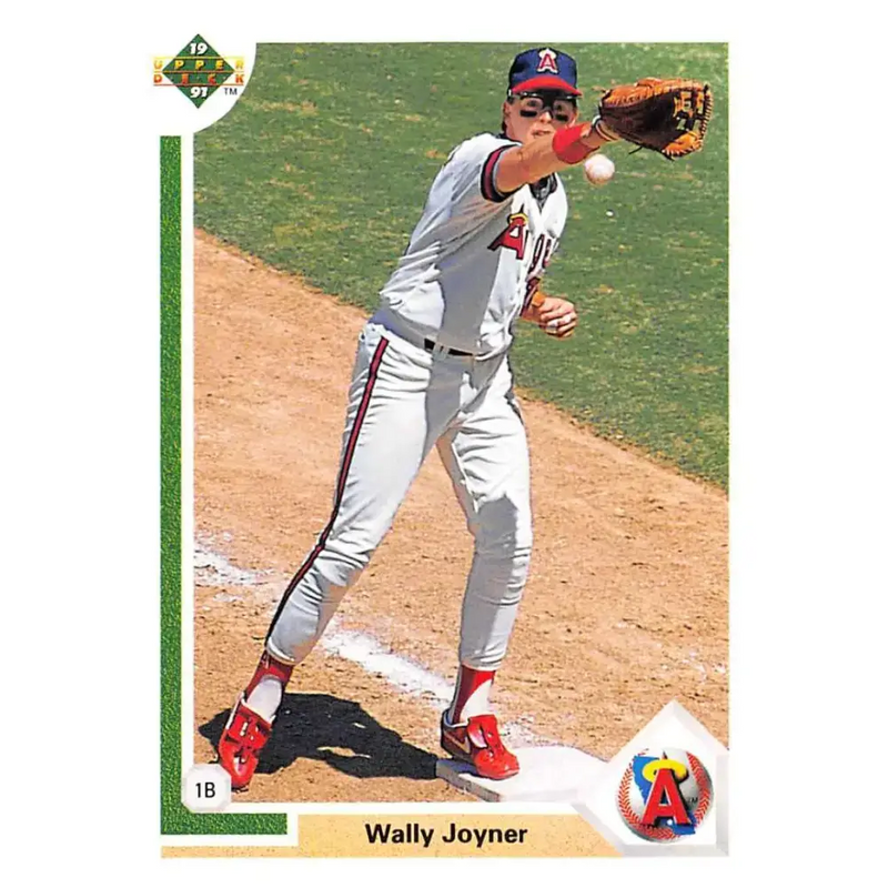 1991 Upper Deck #575 Wally Joyner EX Excellent California Angels Baseball Card - Baseball Card Single