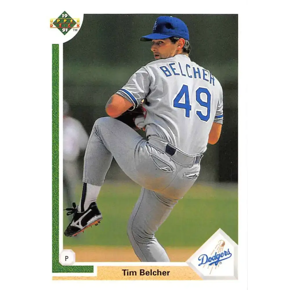 1991 Upper Deck #576 Tim Belcher EX Excellent Los Angeles Dodgers Baseball Card - Baseball Card Single
