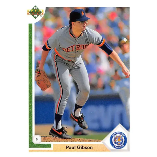 1991 Upper Deck #579 Paul Gibson EX Excellent Detroit Tigers Baseball Card