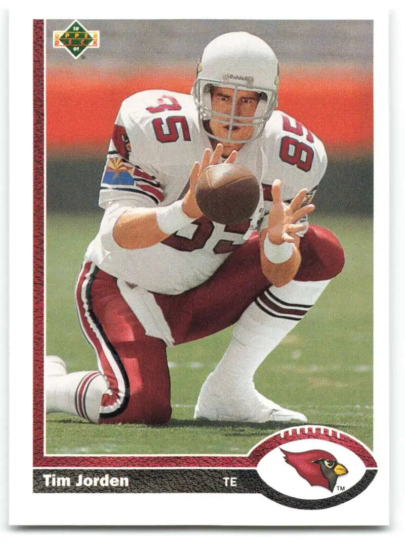 1991 Upper Deck #579 Tim Jorden NM-MT RC Rookie Phoenix Cardinals Football Card - Football Card Single