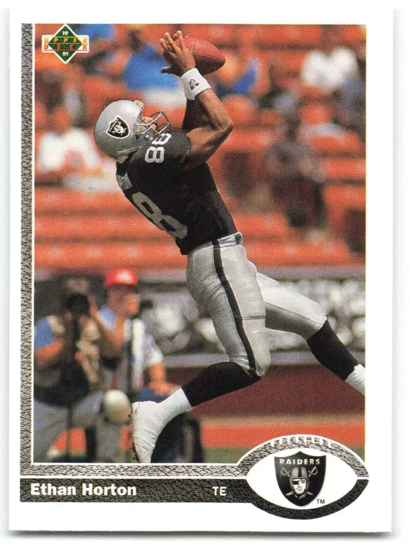 1991 Upper Deck #582 Ethan Horton NM-MT Los Angeles Raiders Football Card - Football Card Single