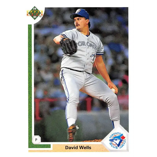 1991 Upper Deck #583 David Wells EX Excellent Toronto Blue Jays Baseball Card