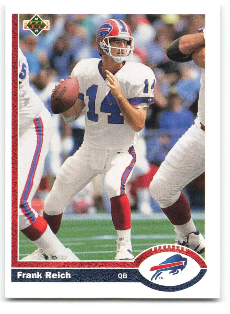 1991 Upper Deck #585 Frank Reich NM-MT Buffalo Bills Football Card - Football Card Single