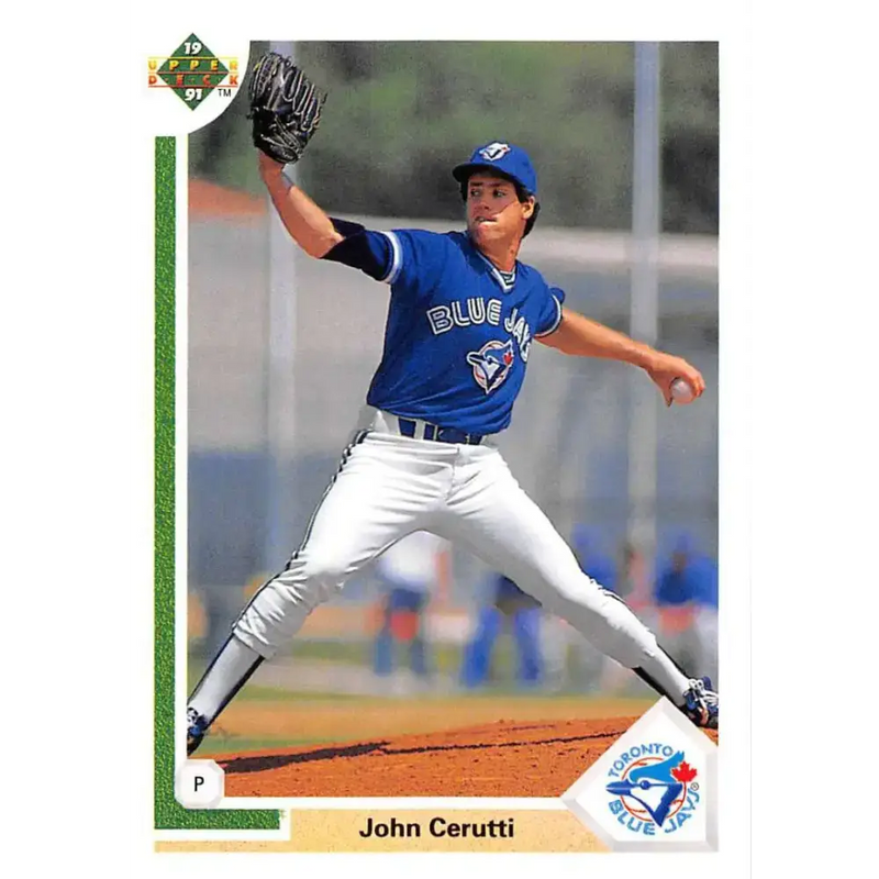 1991 Upper Deck #585 John Cerutti EX Excellent Toronto Blue Jays Baseball Card - Baseball Card Single