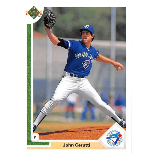 1991 Upper Deck #585 John Cerutti NM-MT Toronto Blue Jays Baseball Card - Baseball Card Single