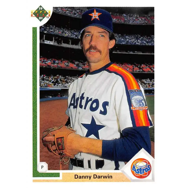 1991 Upper Deck #586 Danny Darwin EX Excellent Houston Astros Baseball Card - Baseball Card Single