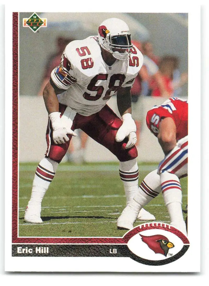 1991 Upper Deck #587 Eric Hill NM-MT Phoenix Cardinals Football Card - Football Card Single