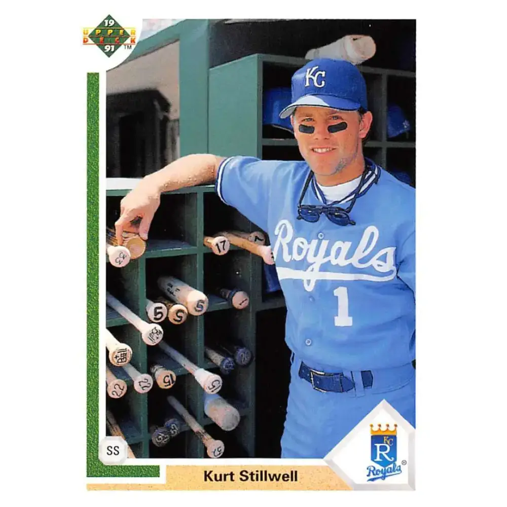 1991 Upper Deck #587 Kurt Stillwell NM-MT Kansas City Royals Baseball Card - Baseball Card Single