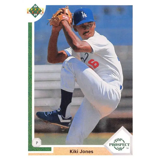 1991 Upper Deck #59 Kiki Jones NM-MT Los Angeles Dodgers Baseball Card - Baseball Card Single