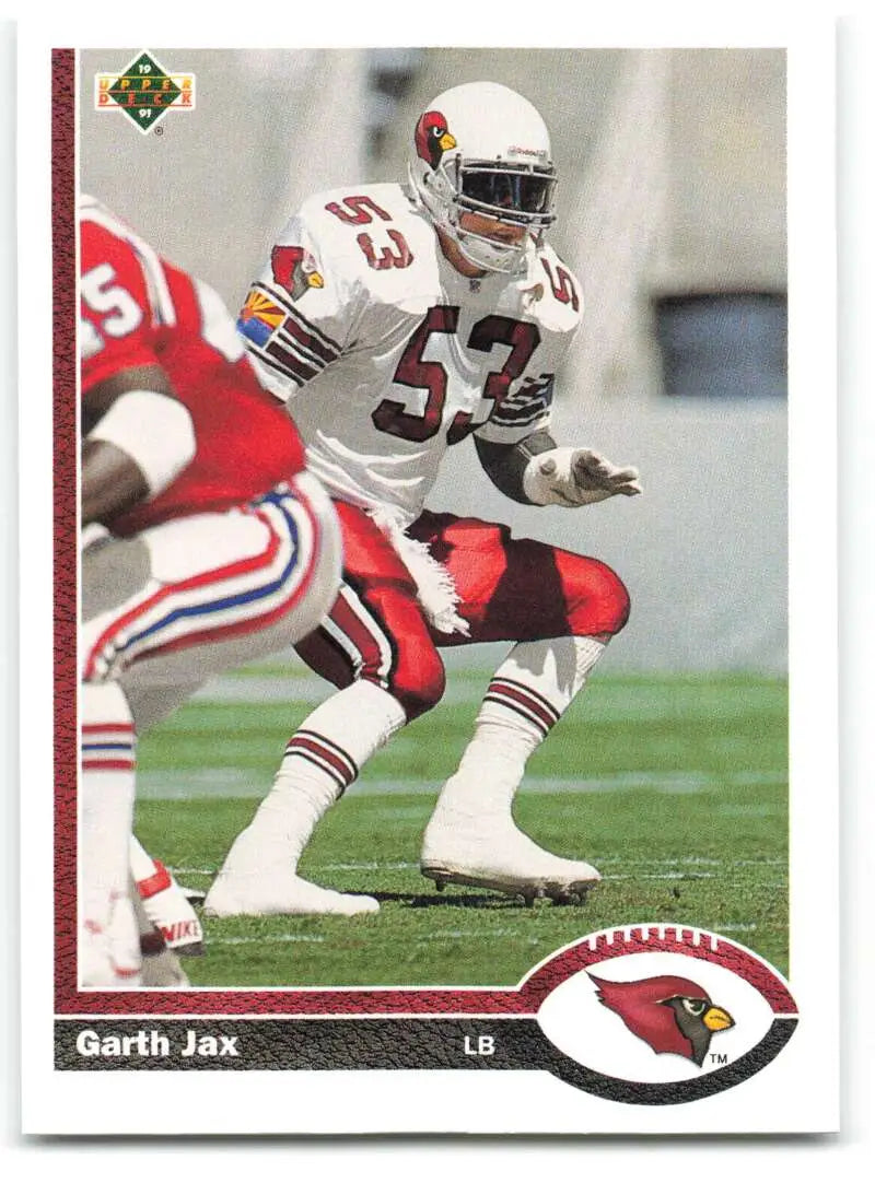 1991 Upper Deck #590 Garth Jax NM-MT RC Rookie Phoenix Cardinals Football Card - Football Card Single