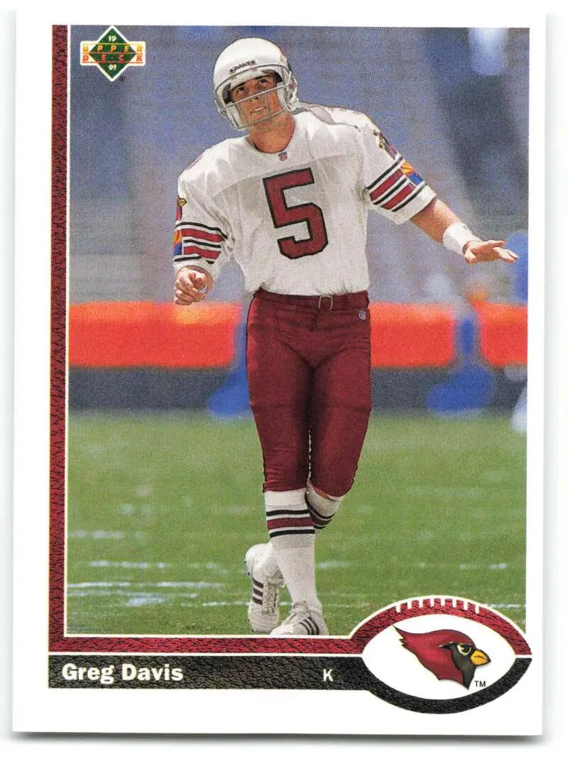 1991 Upper Deck #591 Greg Davis NM-MT RC Rookie Phoenix Cardinals Football Card - Football Card Single