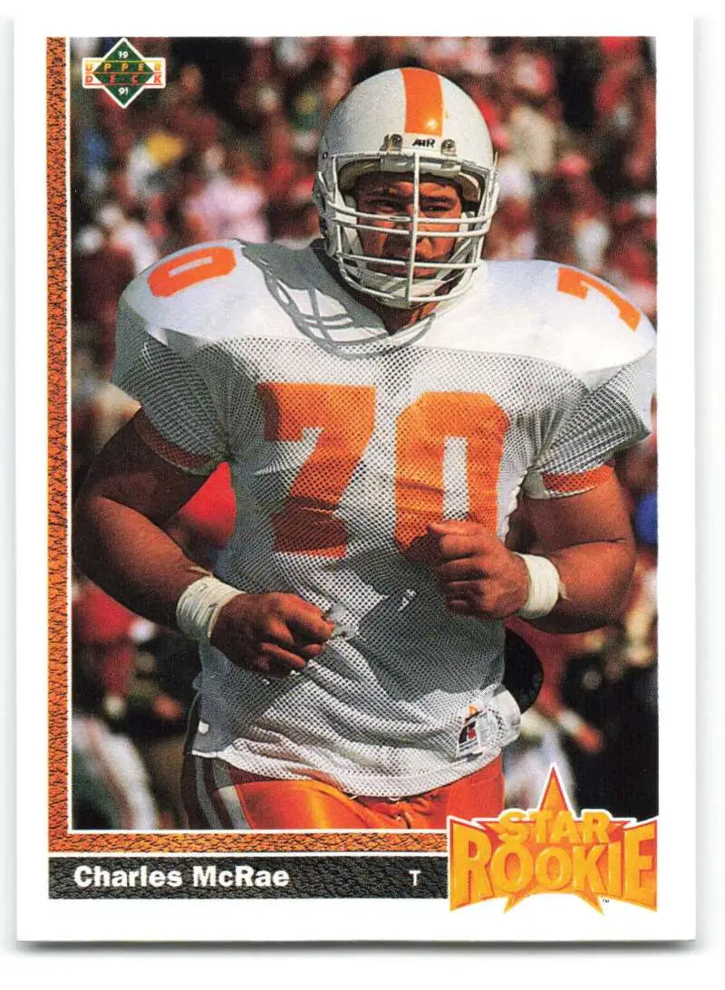1991 Upper Deck #6 Charles McRae NM-MT RC Rookie Tampa Bay Buccaneers Football Card - Football Card Single