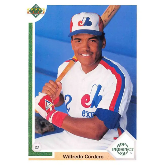 1991 Upper Deck #60 Wil Cordero NM-MT RC Rookie Montreal Expos Baseball Card - Baseball Card Single