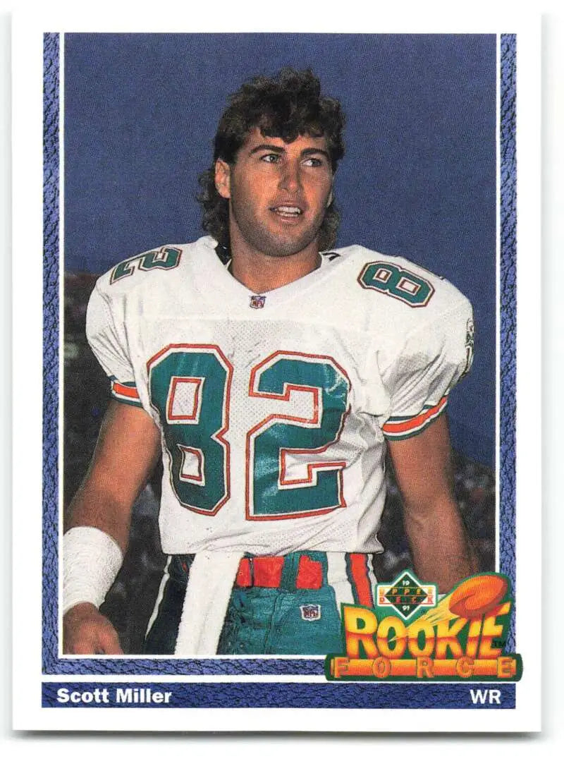 1991 Upper Deck #619 Scott Miller NM-MT Miami Dolphins Football Card - Football Card Single