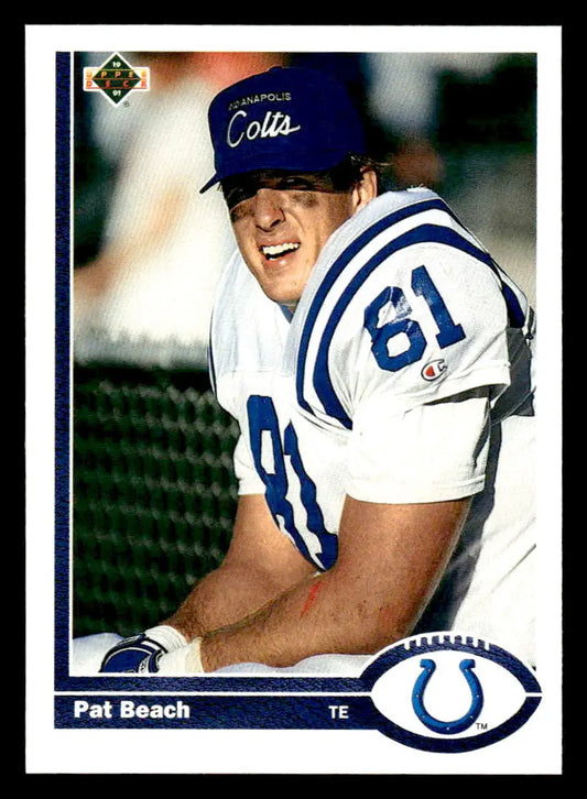 1991 Upper Deck #62 Pat Beach - Football Card Single