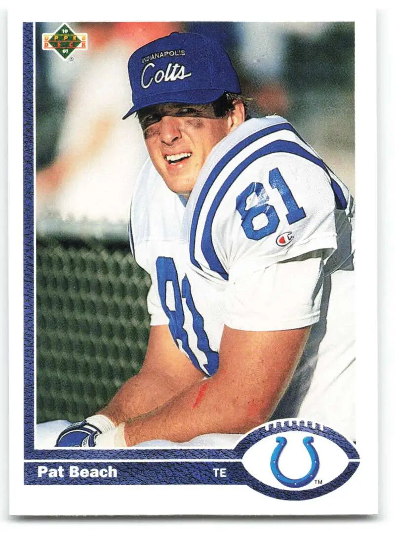1991 Upper Deck #62 Pat Beach NM-MT Indianapolis Colts Football Card - Football Card Single