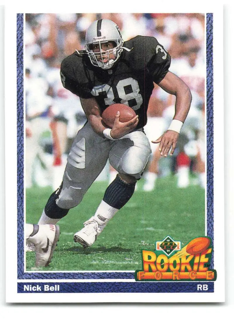 1991 Upper Deck #620 Nick Bell NM-MT Los Angeles Raiders Football Card - Football Card Single