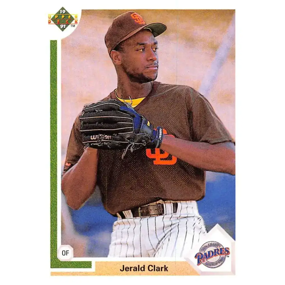 1991 Upper Deck #624 Jerald Clark NM-MT San Diego Padres Baseball Card - Baseball Card Single