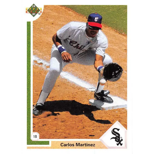 1991 Upper Deck #625 Carlos Martinez EX Excellent Chicago White Sox Baseball Card - Baseball Card Single