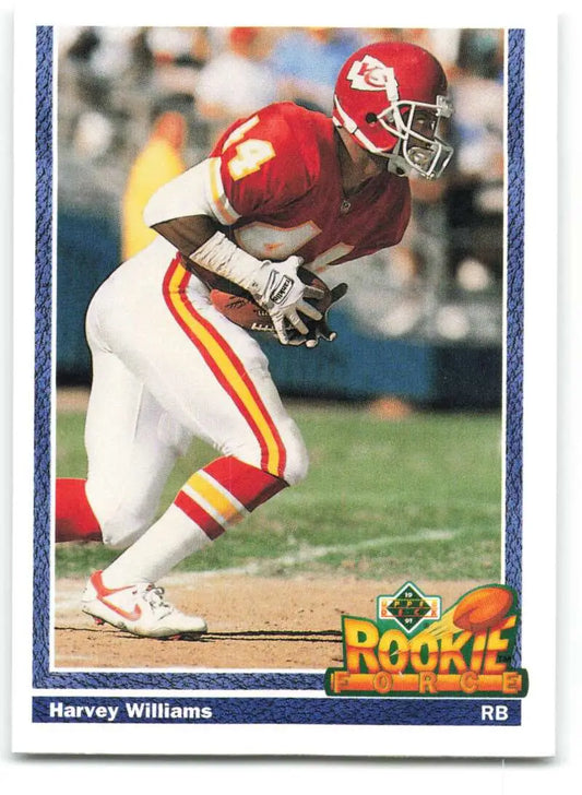 1991 Upper Deck #625 Harvey Williams NM-MT Kansas City Chiefs Football Card - Football Card Single